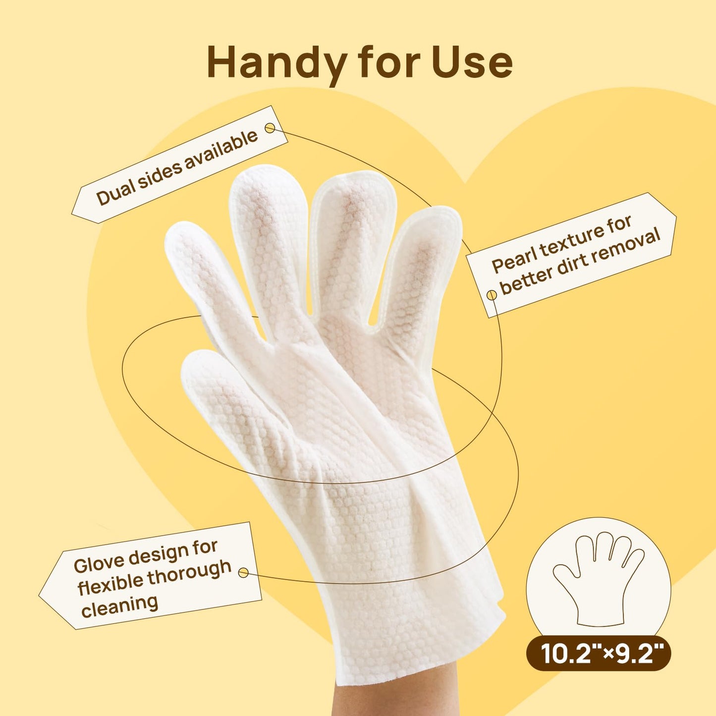 Furcare Pet Glove Wipes